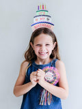 Mimi & Lula sparkly birthday cake headband for kids (British brand)