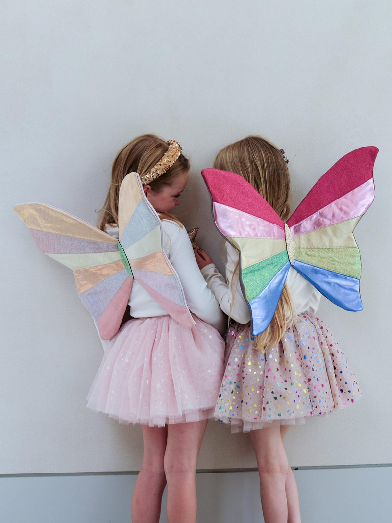 Mimi & Lula kids rainbow wings costume accessory - British product