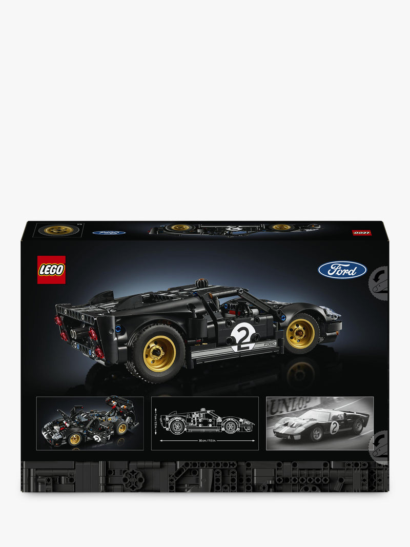 LEGO Technic 1966 Ford GT40 MKII model kit 793 pieces (British brand)