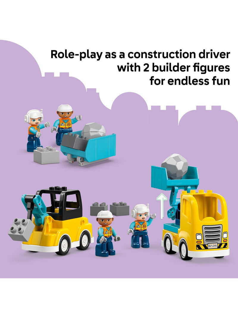 LEGO DUPLO construction vehicles 3-in-1 22 pieces - British product