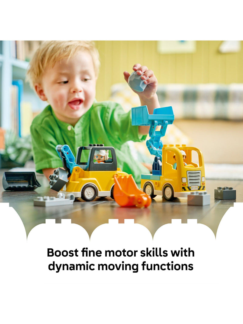 LEGO DUPLO construction vehicles 3-in-1 22 pieces - British product