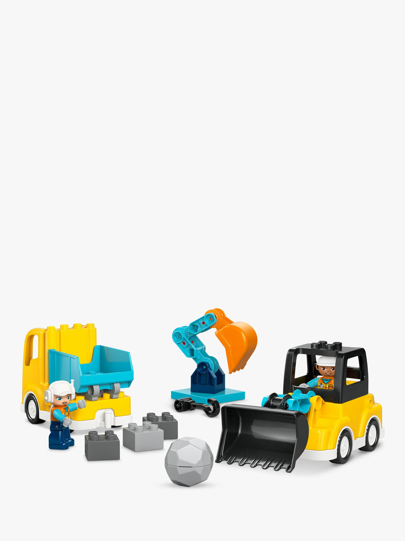 LEGO DUPLO construction vehicles 3-in-1 22 pieces - British product