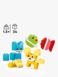 LEGO DUPLO Creative Cute Pets 3-in-1 animal toy 24 pieces (British brand)