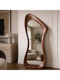 Yearn full-length mirror walnut oak frame 180x80cm (British brand)