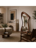 Yearn full-length mirror walnut oak frame 180x80cm (British brand)