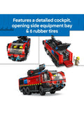 LEGO City Airport Fire Engine building set 691 pieces (British brand)