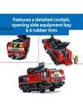 LEGO City Airport Fire Engine building set 691 pieces (British brand)