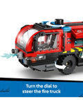 LEGO City Airport Fire Engine building set 691 pieces (British brand)