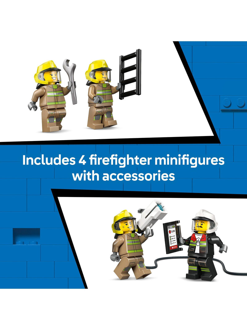 LEGO City Airport Fire Engine building set 691 pieces (British brand)