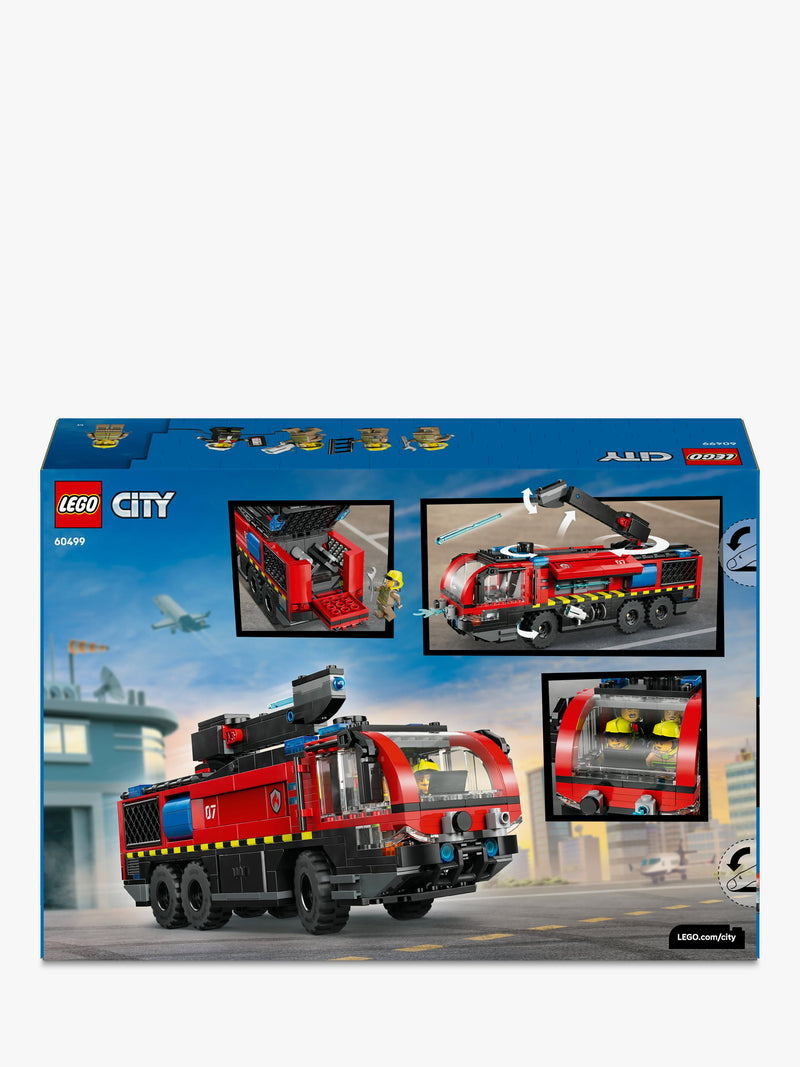LEGO City Airport Fire Engine building set 691 pieces (British brand)