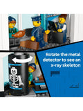 LEGO City airport building toy with airplane and minifigures, UK version
