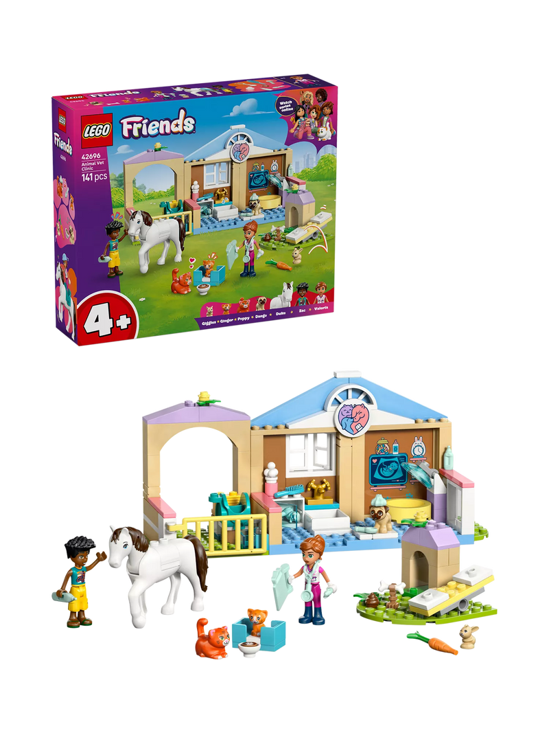 LEGO Friends 42696 Vet Clinic toy, UK version