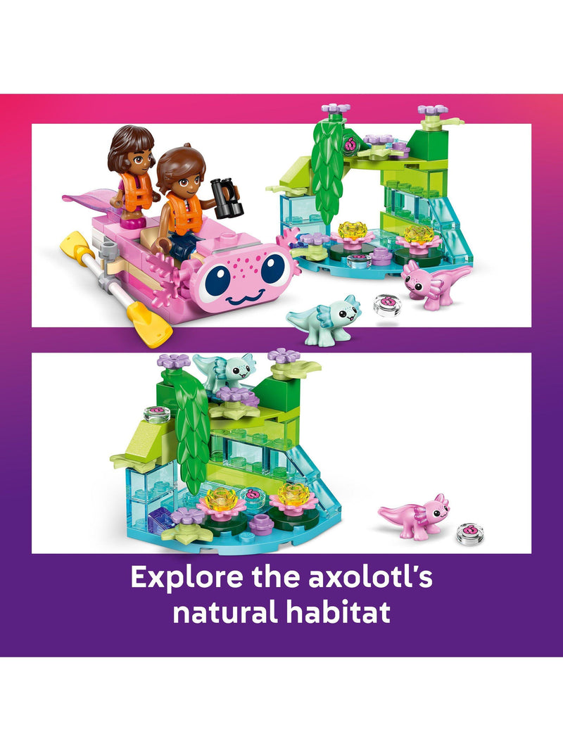 LEGO Friends Axolotl Adventure Boat Toy 95 pieces, imported from the UK