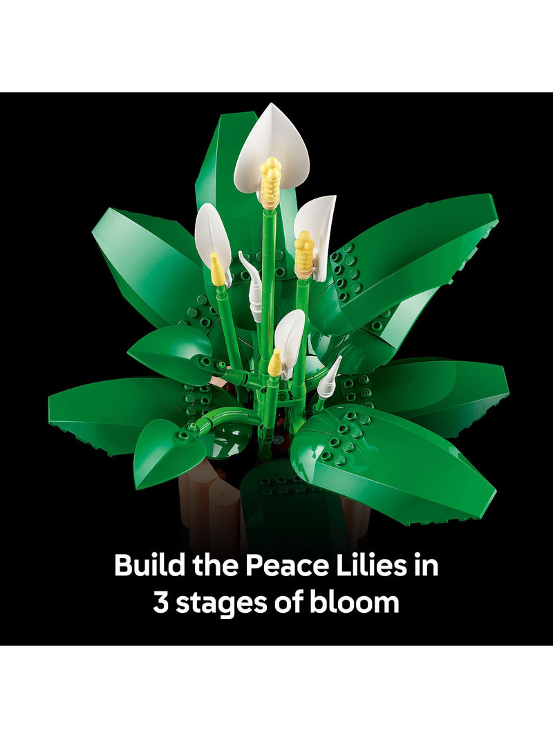 LEGO Botanicals Peace Lily building set 474 pieces - British product