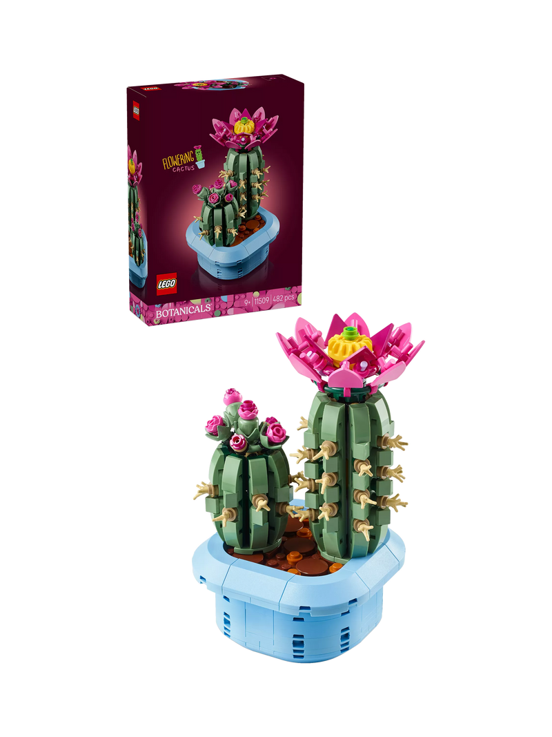 LEGO Botanicals Flowering Cactus building set 482 pieces - British product