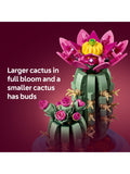 LEGO Botanicals Flowering Cactus building set 482 pieces - British product