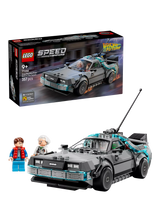 John Lewis LEGO Speed Champions Time Machine from Back to the Future Building Set, 357 Pieces- Buy online at McGrocer