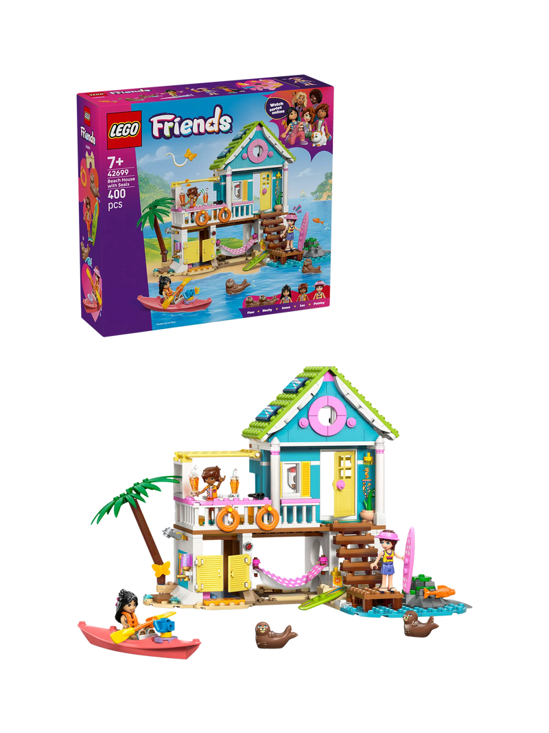 LEGO Friends Beach House building set 42699, imported from the UK