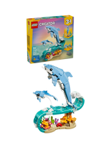 John Lewis LEGO Creator Sea Animals: Beautiful Dolphins 3-in-1 Building Toy- Buy online at McGrocer