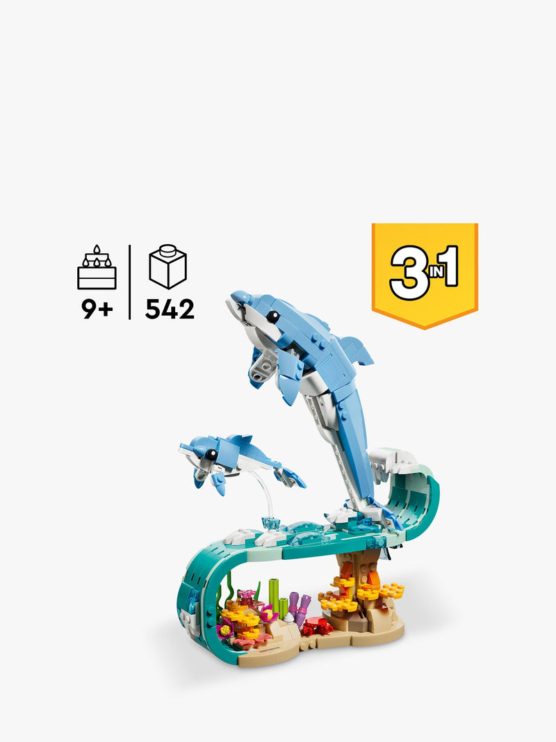 LEGO building set Sea Animals 3-in-1, imported from the UK