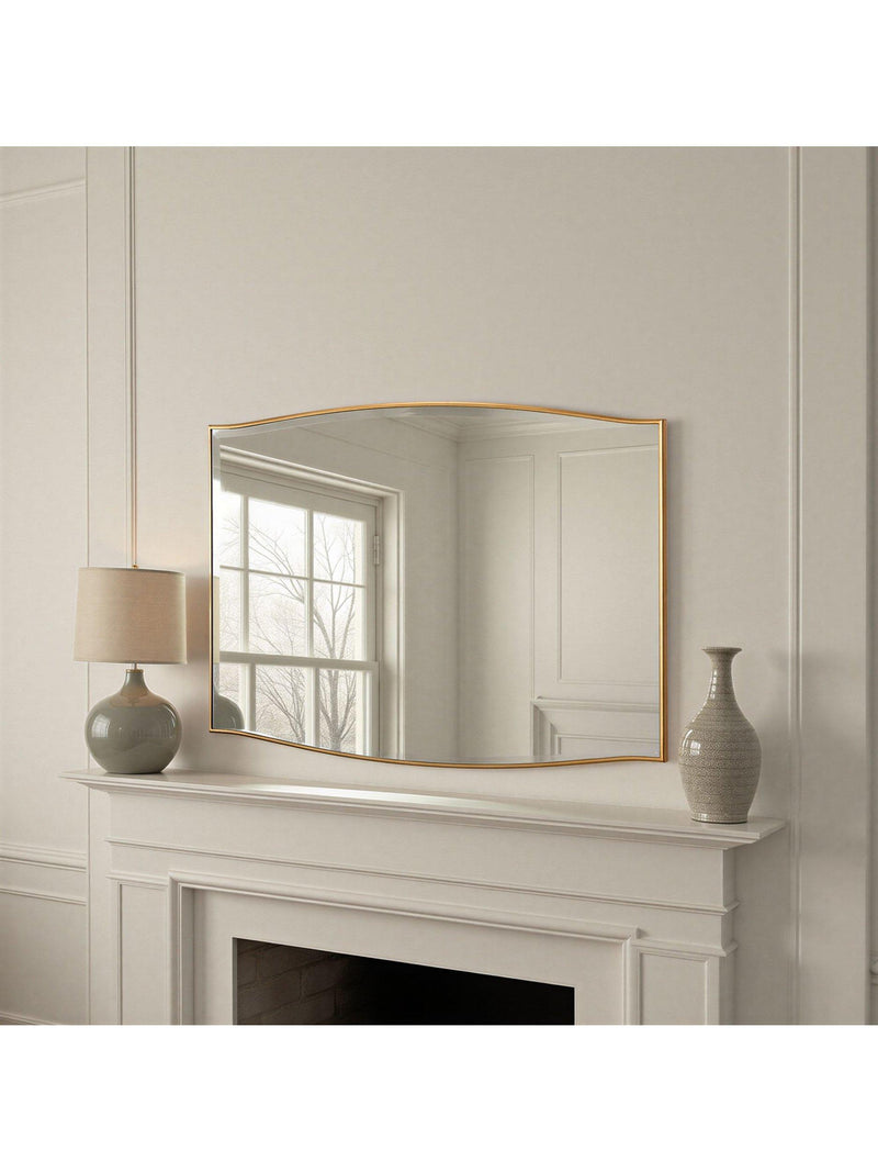 Yearn wall mirror gold 80x120cm, imported from the UK