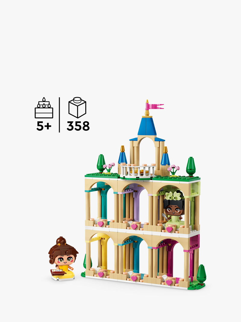 LEGO Disney Princess Belle and Tiana mini dolls castle building set - British product
