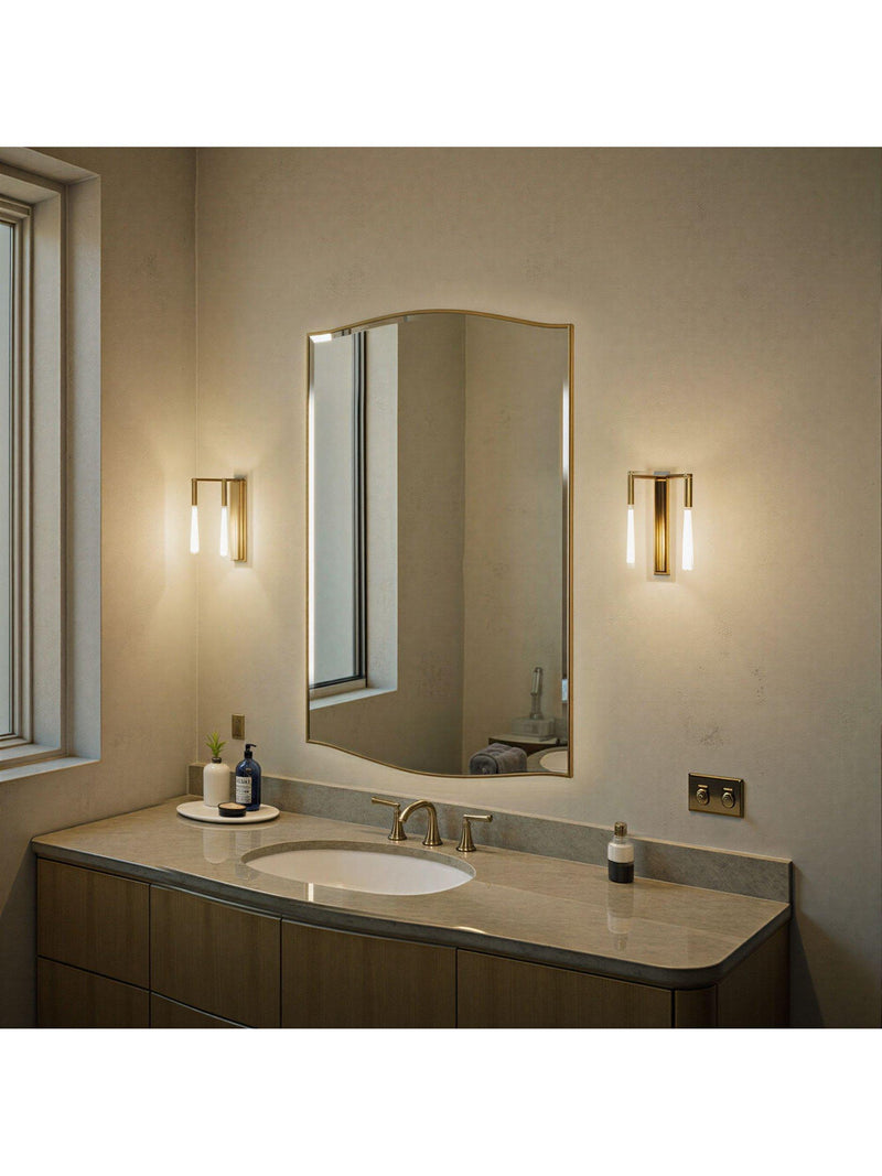 Yearn decorative wall mirror gold 120x80cm, UK version