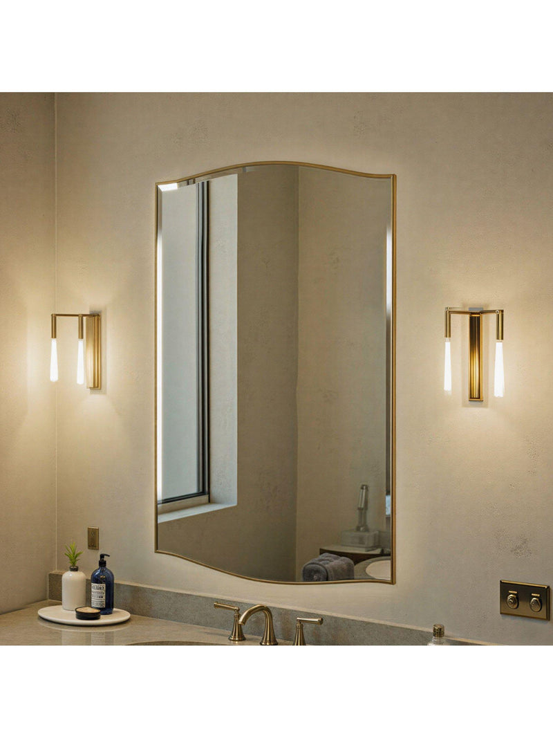 Yearn decorative wall mirror gold 120x80cm, UK version