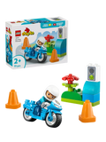 LEGO DUPLO blue police motorcycle playset 10471 - British product
