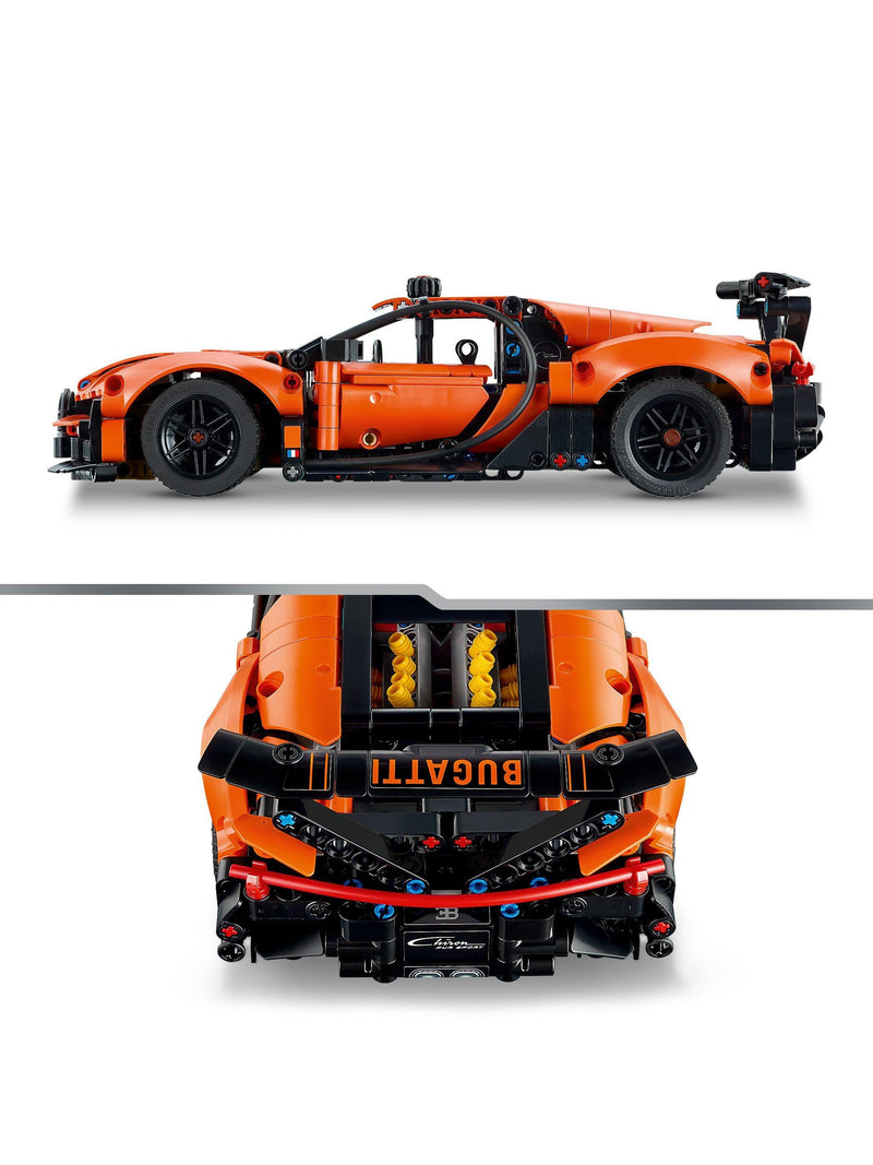 LEGO Technic Bugatti Chiron Pur Sport Hypercar 771-piece building set - British product