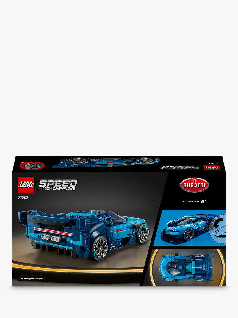 LEGO Speed Champions Bugatti Vision Gran Turismo hyper sports car 284 pieces (British brand)