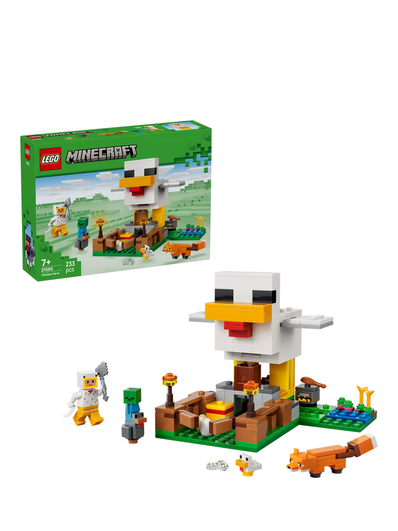 LEGO Minecraft Chicken Farm building toy (British brand)