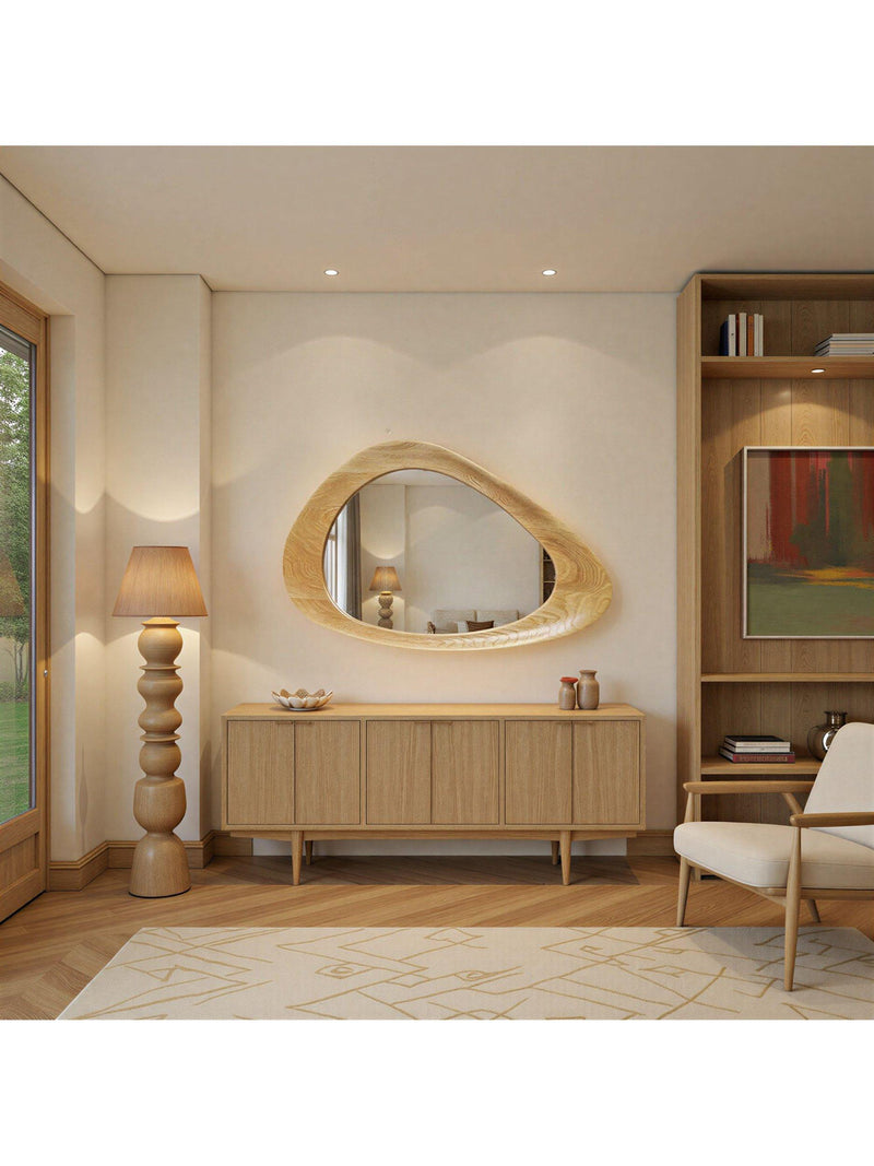 Yearn Dara oak wall mirror 120x80cm, UK version