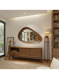 Yearn wall mirror walnut oval 120x80cm - British product