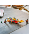 LEGO Star Wars The Mandalorian speeder building toy 207 pieces - British product