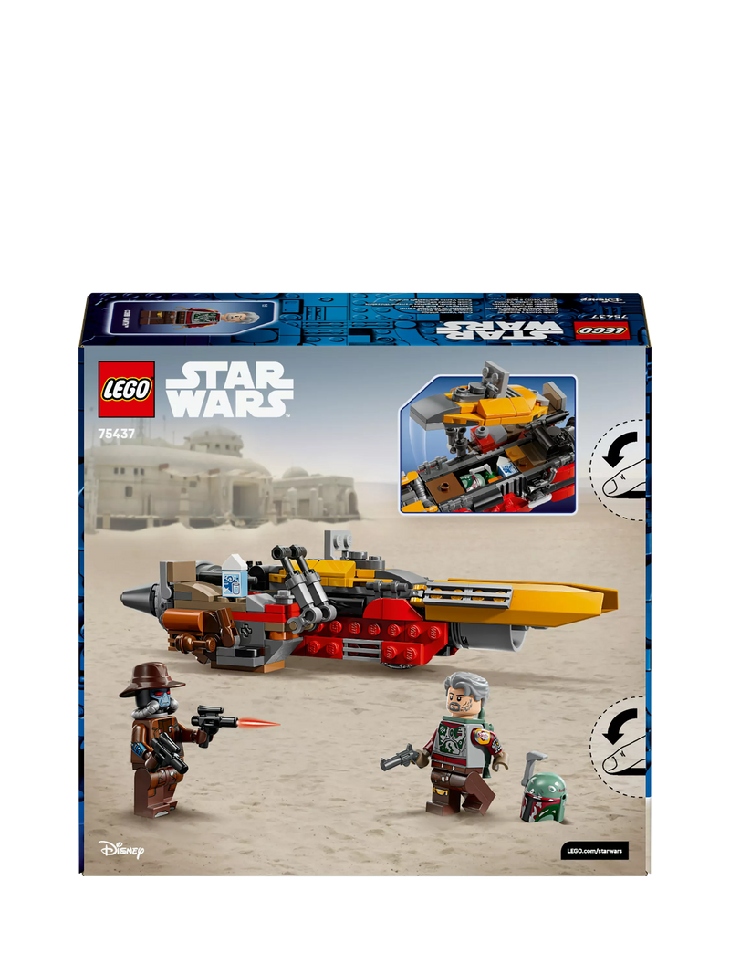 LEGO Star Wars The Mandalorian speeder building toy 207 pieces - British product