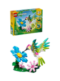 LEGO Creator 3-in-1 hummingbird building toy 312-piece set, imported from the UK