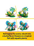 LEGO Creator 3-in-1 hummingbird building toy 312-piece set, imported from the UK