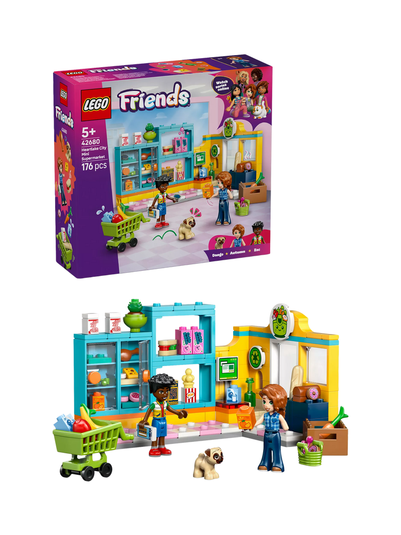 LEGO Friends Heartlake City Mini Supermarket toy set 176 pieces (British brand)