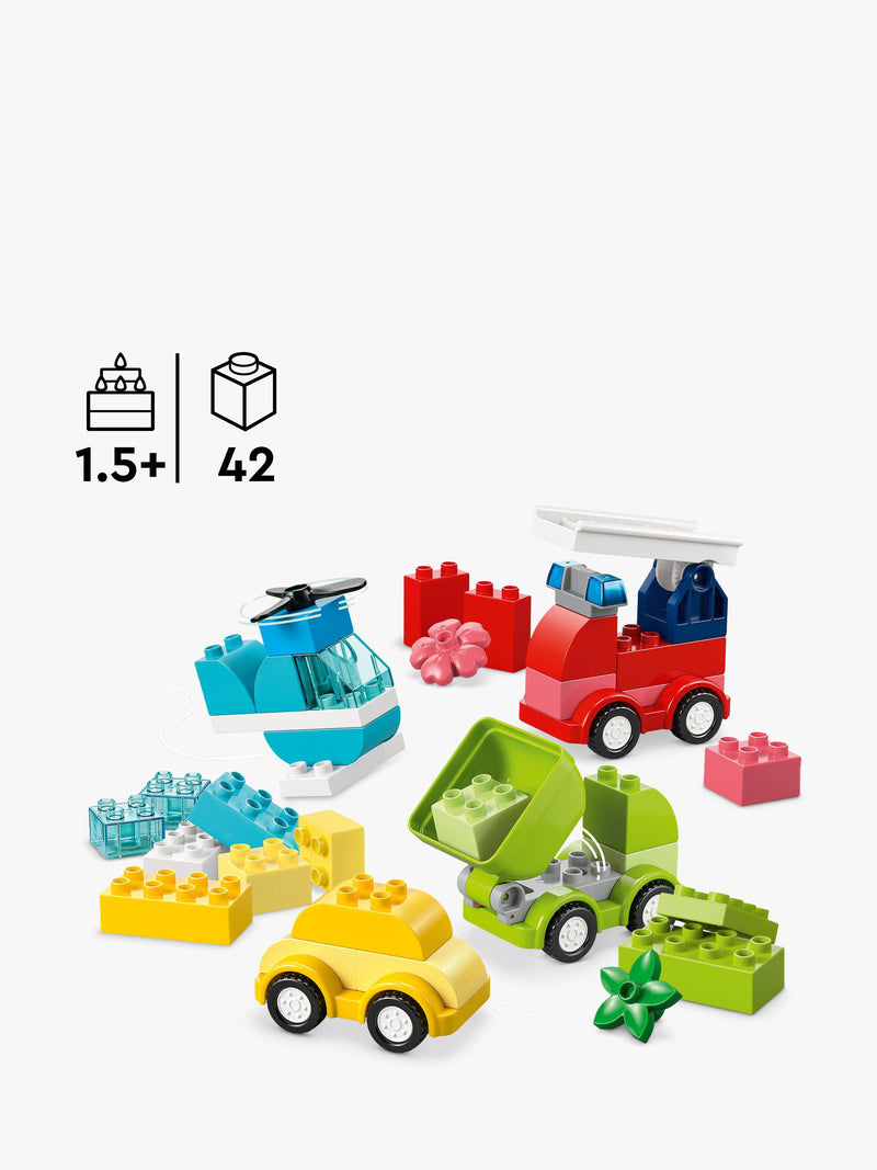 LEGO DUPLO My First Creative Vehicles 42-piece toy - British product