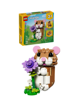 John Lewis LEGO Creator 31376 Cute Hamster with a Flower 3-in-1 Building Toy- Buy online at McGrocer
