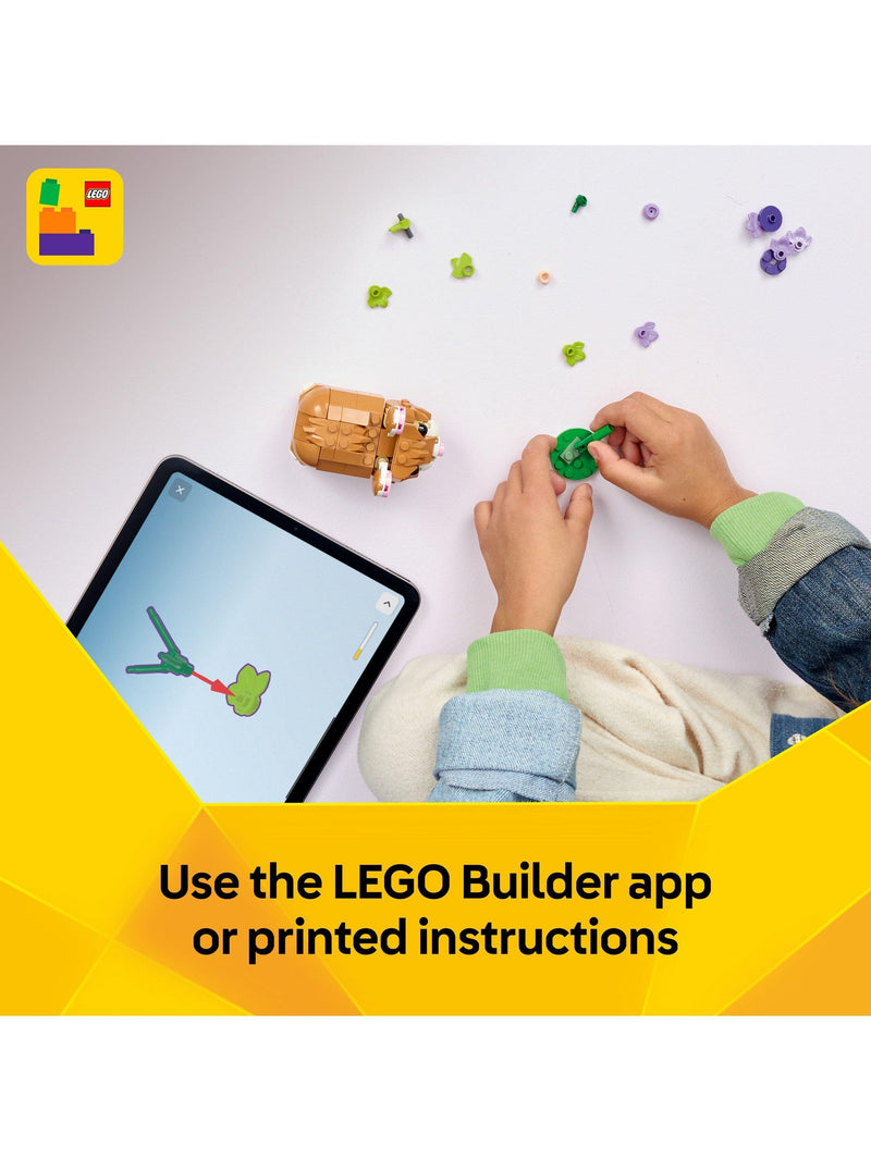 LEGO Creator 3-in-1 building toy cute hamster with flower - British product