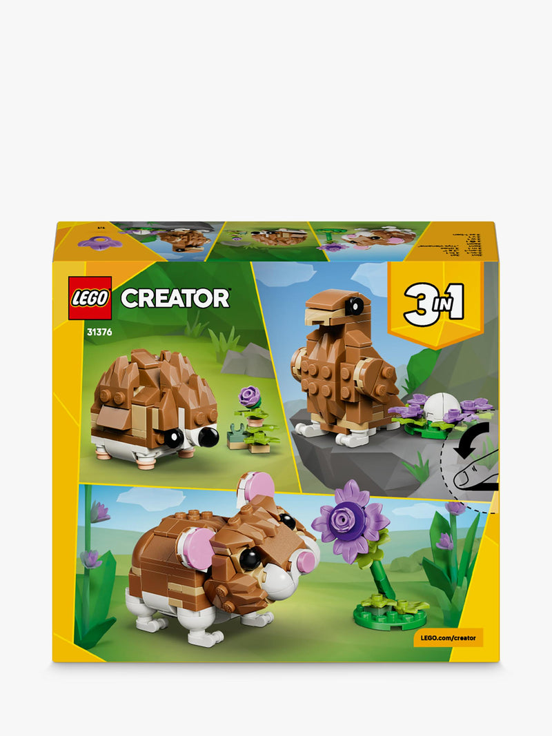 LEGO Creator 3-in-1 building toy cute hamster with flower - British product