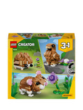 LEGO Creator 3-in-1 building toy cute hamster with flower - British product