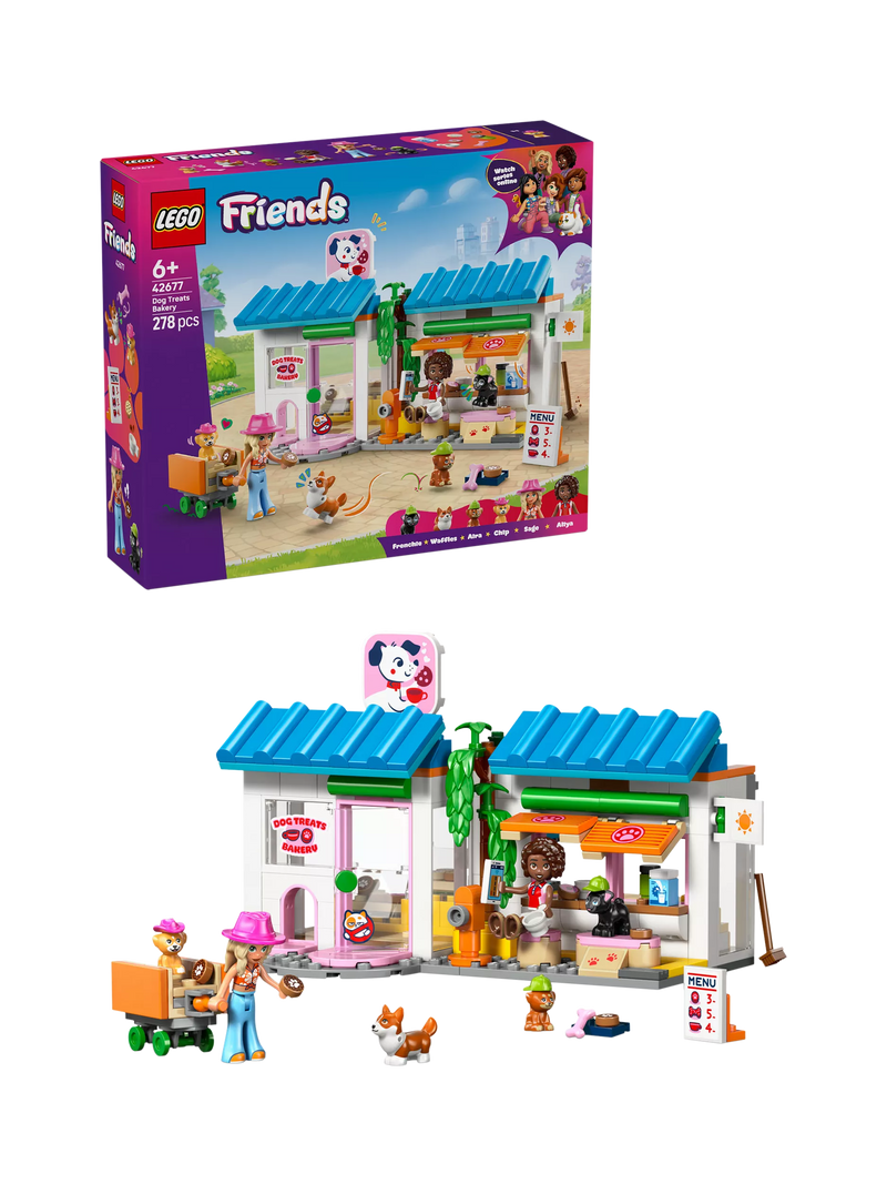 LEGO Friends dog treats bakery set 278 pieces - British product
