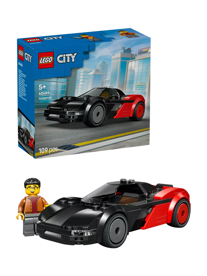 LEGO City EV Supercar building kit 60486 109 pieces - British product