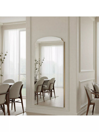 John Lewis Yearn Deluxe Full-Length Arched Wall Mirror 180 x 80cm- Buy online at McGrocer