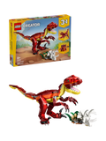 LEGO Creator Fierce Dinosaur 3-in-1 building set, imported from the UK