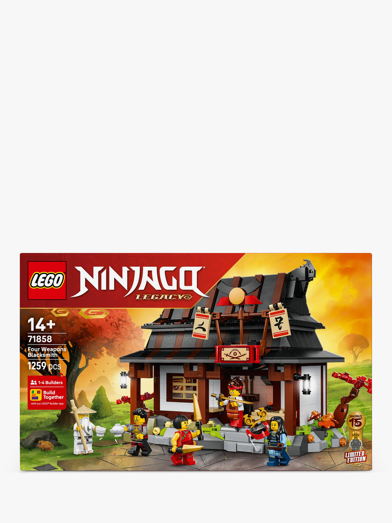 LEGO Ninjago Four Weapons Blacksmith building set 1259 pieces - British product