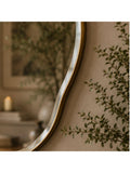 Yearn round wall mirror gold 100x100cm - British product